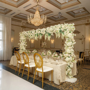 Silla Chiavari de Comedor Dorada Moderna de Hierro Apilable <span class=keywords><strong>para</strong></span> Bodas y <span class=keywords><strong>Eventos</strong></span> de Hotel - Product Image 5
