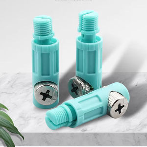 Système de connexion de meubles 3-en-1 durable de 8 mm, connecteurs à roue excentrique en fer et nylon, supports d'étagère GQK robustes - Product Image 6