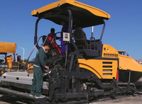Machine à paver d'asphalte de 9m SRP90S finisseur d'asphalte à vendre