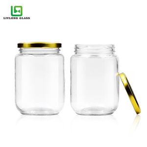 200Ml 250Ml 300Ml 350Ml 400Ml 500Ml 730Ml 1000Ml Thủy Tinh Cấp Thực Phẩm Có Nắp Kim Loại - Product Image 5