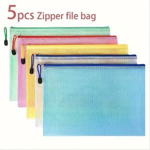 Custom Grid PVC Waterproof Zipper Bag for Puzzle Board Game Storage School and Office Supplies Folder - Product Image 3