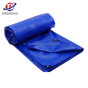 Bâche PVC robuste et écologique, <span class=keywords><strong>imperméable</strong></span>, bleu foncé, 6x8M, 600G, pour couverture de piscine, couverture de camion, couverture de bois de construction, pour filles - Product Image 2