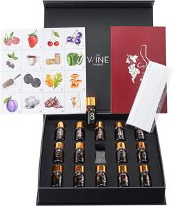<span class=keywords><strong>Kit</strong></span> y Set de Aromas de Vino Tinto, 15 Aromas, Material de Bambú, Regalo Educativo para Principiantes y Sommeliers, Incluye Guía en Libro - Product Image 6