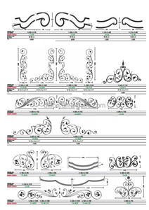 Composants de pièces de lance en fer forgé éléments forgés 3000mm 40x8 plaques de claquement de barre de galets pour clôture de porte - Product Image 3