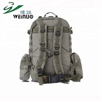 Sac à dos tactique de haute qualité 1000D imperméable à l'eau avec fermeture à glissière Capacité de 36 à 56L Conception multifonctionnelle de survie en plein air