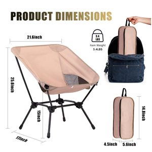 Sillas Plegables Portátiles para Camping, Ajustables en Altura, <span class=keywords><strong>con</strong></span> Bolsillo Lateral, Personalizadas de Fábrica - Product Image 2