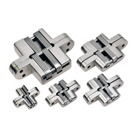 Heavy Duty Soss Cross Bisagra invisible oculta Bisagra de puerta oculta de 180 grados Bisagra de pivote de puerta resistente