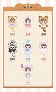 Zoraa <span class=keywords><strong>Eleven</strong></span> Sugar Mini Series, Colgante de Peluche Suave, Adorno Colgante de Moda Exquisito, Regalo Coleccionable - Product Image 6