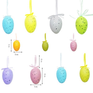 Decorazioni Pasquali da Appendere per la Casa, Ornamenti Realistici, Serie Uova Macchiate, Set <span class=keywords><strong>di</strong></span> Uova <span class=keywords><strong>di</strong></span> <span class=keywords><strong>Pasqua</strong></span> in Plastica - Product Image 6