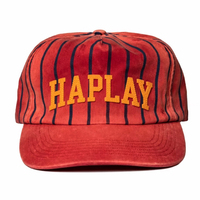 Gorra de béisbol de 5 paneles con parte superior suave, lavada, con rayas finas, efecto desgastado, logotipo de parche vintage, estilo urbano, para exteriores, ajustable, deportiva, tipo Dad Hat