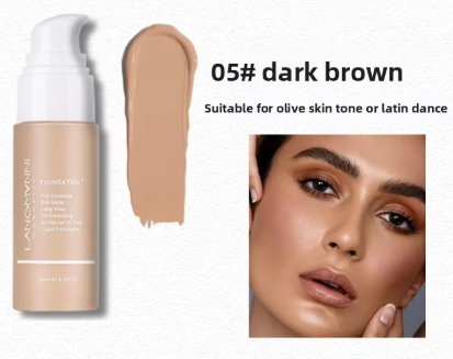 5 fond de teint liquide brun foncé-30ml