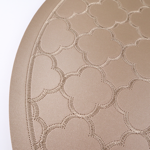 ชุดหนัง Faux ของ4สองด้านสีพีวีซี Placemat - Product Image 2