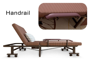 <span class=keywords><strong>Lit</strong></span> <span class=keywords><strong>double</strong></span> pliant <span class=keywords><strong>en</strong></span> métal de style moderne, gain de place, mobilier de chambre réglable avec fonction extensible - Product Image 3