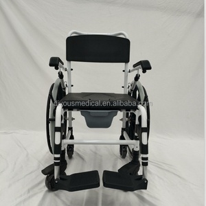 <b>Commode</b> Chair <b>Folding</b> <b>Commode</b> Shower Wheel Chair <b>Commode</b> Wheelchair Rehabilitation Therapy Supplies - Product Image 3