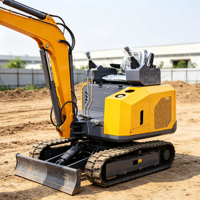 Mini-excavatrice sur chenilles de 3,5 tonnes et 2 tonnes avec moteur Kubota EPA Euro 5, machine compacte pour la construction agricole, livraison gratuite