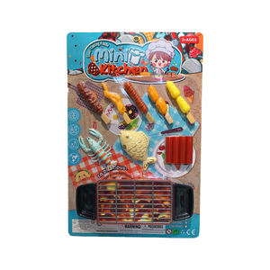 Faire semblant de jouer fonctionnel poêle en plastique ensembles de jeu Barbecue Pot barbecue cuire riz <span class=keywords><strong>Pizza</strong></span> <span class=keywords><strong>docteur</strong></span> enfants nourriture jouets cuisine conseil jouet ensemble - Product Image 1