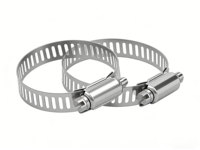 Collier de serrage à vis sans fin en acier inoxydable réglable pour tuyaux, idéal pour la plomberie et l'automobile, résistant à la corrosion
