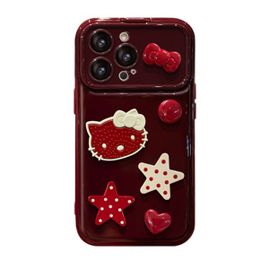 Funda de silicona KT Cat Star Doll con correa y ventana grande para cámara para <span class=keywords><strong>Xiaomi</strong></span> - Product Image 1