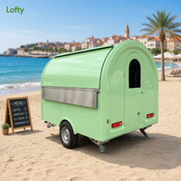 Chariot de cuisine complet carré de 10 pieds en aluminium, remorque alimentaire pour barbecue et camion d'équipement pour restaurants et food trucks