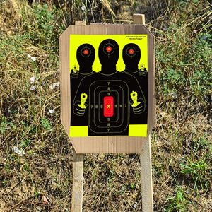 18*24inch giật gân màu vàng nhựa đào tạo bắn súng mục tiêu đặc điểm kỹ thuật lớn cho thực hành bắn súng - Product Image 4