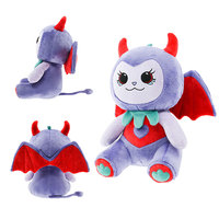 Décoration d'Halloween Peluche Chauve-Souris Jouets Étreignants Peluches Douces Personnalisées Chauve-Souris Vampire Jouets en Peluche Spooky