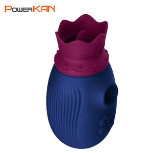 Dropshipping Rose Rode Usb Dubbele G Spot Clitoral Seksspeeltjes Oraal Kutje Likken Zuigen Mini Magische Tong Vibrator Voor Vrouwen - Product Image 1