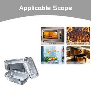 Giá rẻ nhất bịt kín Alu lá <span class=keywords><strong>container</strong></span> lá bánh <span class=keywords><strong>container</strong></span> nhỏ Baking thiếc lá <span class=keywords><strong>Container</strong></span> có nắp đậy - Product Image 5