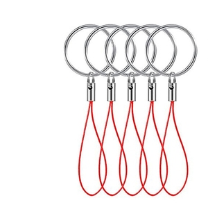 สายคล้องโทรศัพท์มือถือแบบสายคล้องสำหรับยูเอสบีแฟลชไดรฟ์พวงกุญแจหลากสีสายคล้องสายคล้องแบบสั้นจำนวนมากแยกห่วงใส่บัตร ID - Product Image 5