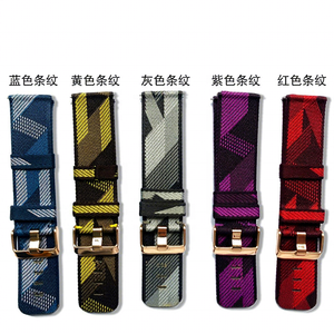 Correa de nailon tejida para reloj <span class=keywords><strong>Huawei</strong></span> <span class=keywords><strong>GT</strong></span> <span class=keywords><strong>46mm</strong></span>/<span class=keywords><strong>3</strong></span> <span class=keywords><strong>Pro</strong></span>/Runner, correa para reloj inteligente con hebilla de acero inoxidable, resistente al agua y duradera - Product Image 3