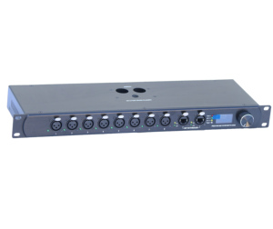 Contrôleur Art-Net/sACN vers <span class=keywords><strong>DMX</strong></span>/RDM de haute qualité à montage en rack avec séparateur optique 8 ports et écran LED - Product Image 3