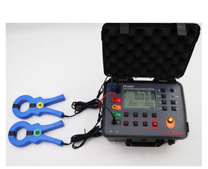 Fuzrr dual-kẹp nối đất đa chức năng kháng Tester đôi kẹp đất đất Điện trở kháng thử nghiệm cụ - Product Image 1