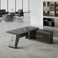 Fabbrica di Mobili per Ufficio KMJ, Scrivania Direzionale di Lusso a Forma di L, Design Moderno di Alta Gamma per Manager e CEO