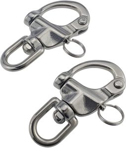 Gi 20Mm Brass 25Mm 3Mm 6.5ton Máy Kéo Xô <span class=keywords><strong>Bolt</strong></span> Trên Grab Thép Không Gỉ Xoay Snap Cho Thuyền Còng - Product Image 3