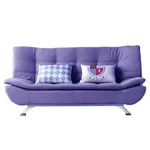 Sofá cama simple de madera personalizada, mueble de pared con múltiples funciones, color púrpura, 1,2 m