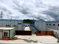 Plans de maison K modernes à faible coût Préfabriqué Étudiant K Home Living Maisons à panneaux sandwich d'hébergement transportables préfabriquées