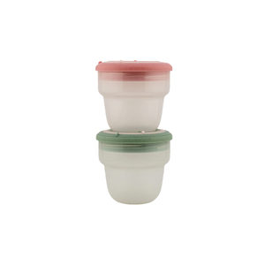 Vente directe de pots de sevrage manuels en PP recyclé, réutilisables, pour un rangement et une alimentation pratiques - Product Image 2