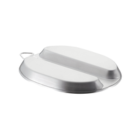 Kit de cuisine de camping léger en acier inoxydable de haute qualité, 2 pièces, personnalisé