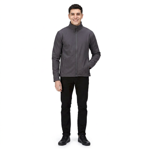 Custom Print Men's Softshell <b>Jacket</b> Stand New Style <b>Waterproof</b> Windproof for <b>Winter</b> Outdoor Activities Full Customization - Product Image 1