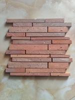 Tuiles de mosaïque en argile rouge durables pour la décoration intérieure et extérieure Briques de qualité supérieure