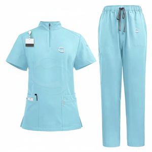 Uniformes médicos cómodos clásicos de alta calidad, uniformes quirúrgicos, trajes, Top y pantalones, uniformes para mujeres, conjuntos de uniformes para correr - Product Image 1