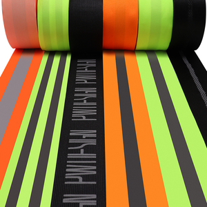 2 inch vành đai đầy màu sắc 50 mm vải phản quang Ribbon khả năng hiển thị cao phản quang Polyester Webbing cho quần áo và túi xách - Product Image 1