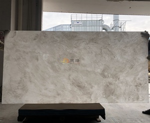 Modern Design White Faux Alabaster Translúcido <span class=keywords><strong>Stone</strong></span> Backlit Onyx Big Slab para Teto e Decoração de Parede para Casa e Hotel