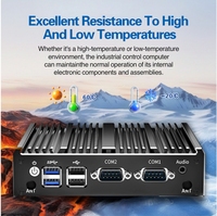 Barato Android NUC Box integrado Industrial Mini PC con 2 Ethernet 6 USB 2 COM Wifi 4G N2930 nueva versión