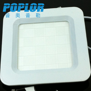 Poplor Led <b>Panel</b> <b>Light</b> 12W Square Ultra Thin Modern Design Easy Installation Plastic Body 5-Year Warranty - Product Image 3