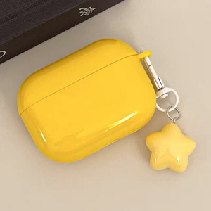 Coque transparente souple compatible avec les écouteurs sans fil AirPods 4, jaune gelée, pour les générations 2/3 Pro 2 - Product Image 3