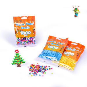 Perles à fusibles Magic Perler Hama de 5mm pour enfants, bricolage, artisanat coloré, perles à fusibles collantes à l'eau, jouets éducatifs, vente en gros - Product Image 6