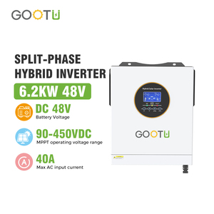 Googu Us Standaard <span class=keywords><strong>5kw</strong></span> 5.<span class=keywords><strong>5kw</strong></span> 6kw 48V Split Fase Zonne-Energie Omvormer 6200W Dc Naar Ac 120V 240V Split Fase Hybride Zonne-Energie Omvormer - Product Image 2