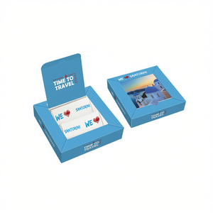 Set Regalo di Cioccolato Santorini con Design 'We Love Santorini' per Souvenir di Viaggio - Product Image 2