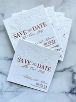 Invitations de mariage personnalisées, design floral vintage, enveloppe, papier fait main, luxe, élégant, impression typographique