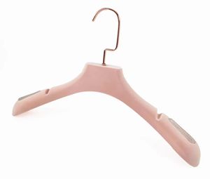 Vendita calda di plastica nera di velluto cappotto gancio <span class=keywords><strong>per</strong></span> i vestiti abito da sposa da sposa gancio - Product Image 3